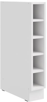 Kuechen-preisbombe Küchen Unterschrank Regal 15 cm Weiß Küchenzeile Küchenblock Küche Einbauküche