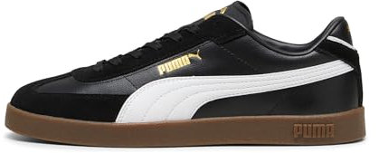 PUMA Unisex Club Ii Era Sneaker, Puma Black Puma White Puma Gold, 44.5 EU
