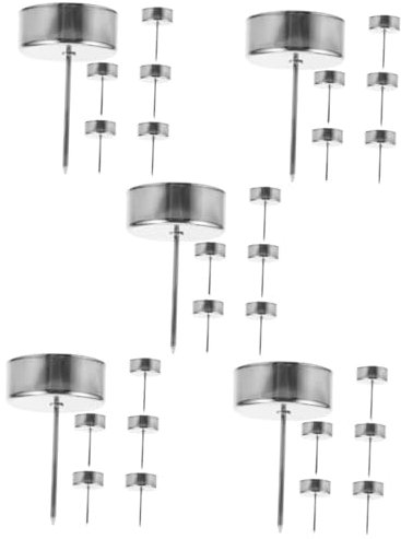 IMIKEYA 30 Stück Kerzenhalter Weihnachtsbaumdekoration Weihnachtsbaumschmuck Kerzen Girlande Kerzenbefestigung Halter Ständer Stumpenkerzenständer Weihnachtskerze Tasseneinsatz