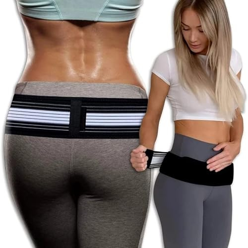 TLYA Ceinture De Hanche Articulaire Sacro-Iliaque - Perpeau Antidérapant Et Le Bas du Dos Soutenus De Soutien Au Bas du Dos - Soulagement De La Douleur pour La Sciatique