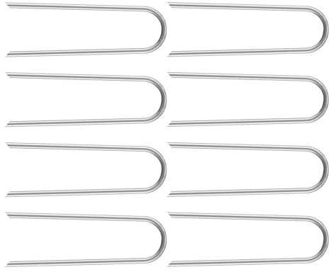 Flujos de trampolín en el suelo, estacas de trampolín, Uñas para objetivos de fútbol, Almacén de metal de metal en forma de metal pesado para la Tienda de Jardinería de la cerca de trampolín, Conjunto