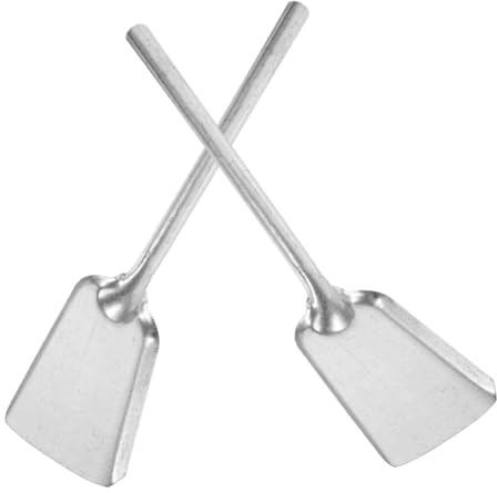 PRETYZOOM 2 Pièces Pelle à Cendres de Cheminée Pelle Cendres pour Barbecue Outil de Nettoyage Compact et pour Jardin Feux de Camp