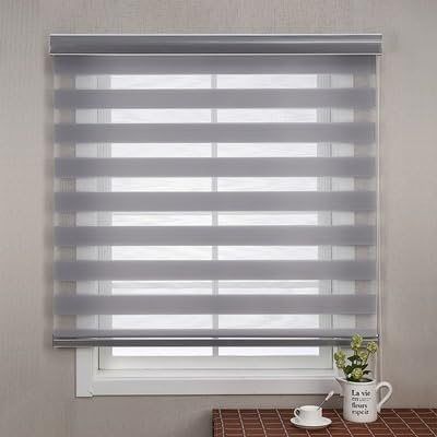 Verdunkelungsrollos, Thermorollos, Fensterrollos – Kindersicheres Rollo mit verstellbarer Kordel mit UV-Schutz, wasserdichtem Stoff(Black,W200*H200)