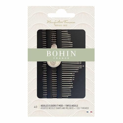 Bohinsharps et Milliners Assortiment de 40 aiguilles, Multicolore