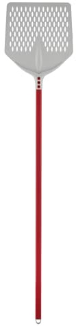 Cerutti Inox - Pala pizza Tulip in alluminio anodizzato quadra forata 33x33 cm con manico 150 cm