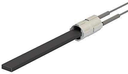 Easyricambi Resistenza candeletta in Cristalli di Quarzo a 24V da 120W per accensione Stufa a Pellet Lunga 122mm e 90mm alla Battuta.
