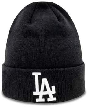 New Era Los Angeles Dodgers MLB Essential Cuff Knit Schwarz Beanie-Mütze