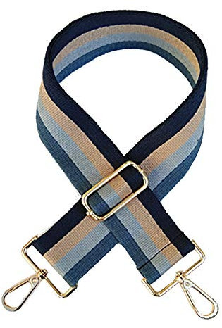 Asudaro Taschengurt Schultergurt Bunt Streifen 5cm Breit Umhängegurt Schulterriemen Verstellbar Tragegurt Purse Strap Gitarrenart Kreuzkörpergurt für Handtaschen, Schultertaschen, Tragetaschen