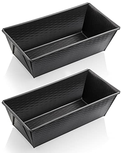 Grizzly Brotbackform, 2x Kastenform 25 x 11,5 cm, sauerteigbeständig, antihaft, Kastenbackform für Brot und Kuchen