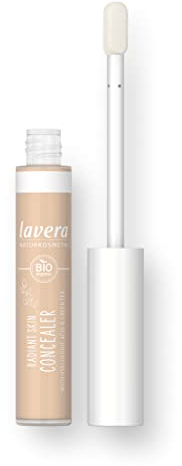 Radiant Skin Concealer -Light 02 - Abdeckung von Augenringen & Unreinheiten - bis zu 8 Stunden Halt- feuchtigkeitsspendend - vegan - Naturkosmetik (1x 5,5 ml)