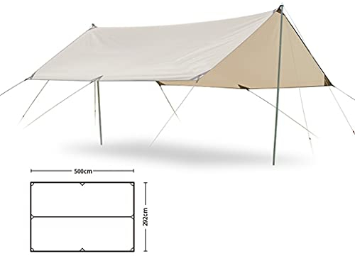 Zeltplane, wasserdichte Hängematte, Regenfliegenplane, Bodenplane, Camping, Sonnenschutz, leicht, tragbar, für Picknick, Wandern, Outdoor