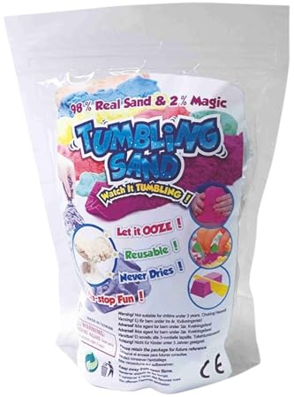 Arena Mágica para Niños 907g - Arena Moldeable y Suave en Colores Divertidos - Ideal para Manualidades y Jugar sin Ensuciar - No Tóxica, para Niños a Partir de 3 Años (Rosa)