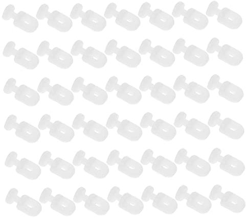 ABOOFAN 200pezzi Rullini per Tende in Plastica Rullini per Tende Silenziosi per Drappeggi e Tendaggi Facili da Installare e Resistenti per Diverse Esigenze
