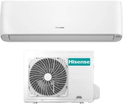 Hisense QE25XV2AG + QE25XV2XW - Climatizzatore Monosplit, 9000 Btu/h, Pompa di calore, Classe energetica A+++/A+++