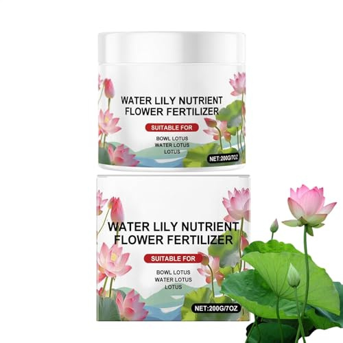Dünger Wasserlily - Lotuswachstum Pulver, 200g Lo-Tus Nährstoffe Für Schüssel Lo-Tus, Wasserpflanzdünger, Aquariumpflanzendünger, Wirksames Wachstum Lo-Tus Lebensmittel, Teich Wasserlily Nährstoff