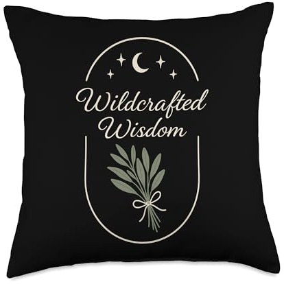 Herbal Healing Roots Natural Wisdom Plant Medicine Life Throw Pillow