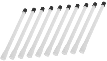 Alipis 10 piezas Extensión de Válvula para Neumáticos Prolongador Resistente para Inflado Rápido y Seguro Coches Motos Camiones y Bicicletas