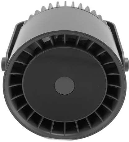 Dioche Ventilador de Escritorio con Pantalla Digital USB, Ventilador Oscilante Montado en la Pared de 5 Velocidades para Escritorio, Oficina, Hogar, Refrigeración Silenciosa ABS