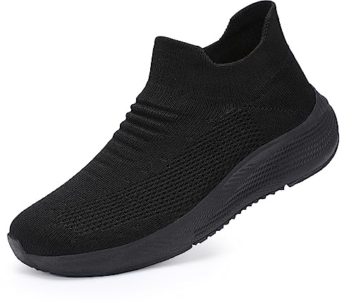 SHULOOK Womens Slip on Shoes Women Lightweight Mesh Running | Sneaker Casual Breathable Sports Tennis Ladies Trainers