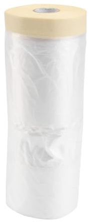 MAGICLULU Cinta de Enmascarar para Pintura 1100 Mm X 30 M, Película Protectora Elástica Resistente al Sol, Cubierta para Enmascaramiento en Aerosol Adecuado para Pintura Automotriz