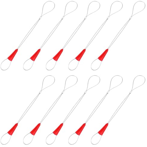 Levemolo Fish Tape Wire Puller 10 Pcs Set with Electrical Rods Featuring Cable Tensioner Function Suitable for Cable Installation and Wire Harnessing