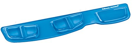 Fellowes 9183101 Health-V Crystals Tastatur-Handgelenkauflage blau