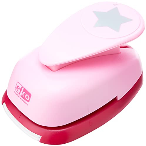 Efco Star Papierstanzer in Rosa, XL, 47 x 44 mm