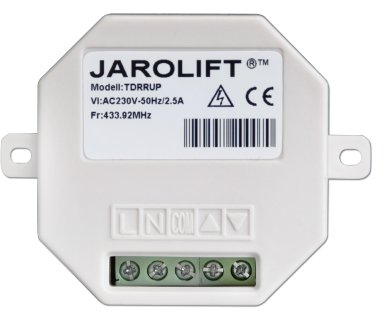 jarolift 1-Kanal TDRRUP Funkempfänger für Rohrmotoren Unterputz, Rollladen-Steuerung, Nachrüsten auf Funk, für alle jarolift TDR Funksender