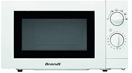 Brandt SM2016W - Micro-Ondes - 6 Niveaux de Cuisson - Maintien au Chaud - 20L - 700W - Blanc