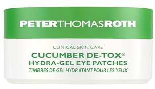 Peter Thomas Roth | Cucumber De-Tox® Hydra-Gel Eye Patches | Cucumber Extract Eye Mask Patches for Puffiness and Dark Circles