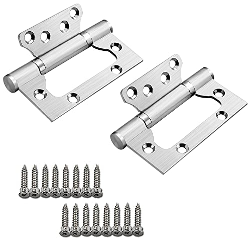 Charnières 100 MM * 35 MM, charnières de porte GKONGU en acier inoxydable,charnière de porte, charnières pour armoire de fenêtre, charnière de tiroir