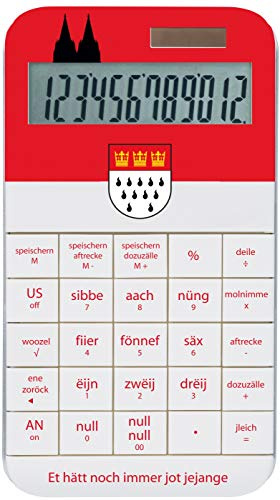 Taschenrechner Köln op kölsch - et hätt noch Immer joot jejange