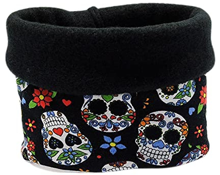Hundeloop, Hundeschal, Baumwolljersey u. Fleece, Größe XS bis 30 cm Kopfumfang