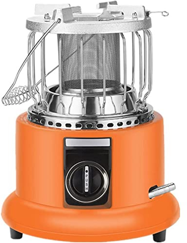 HSRG Tragbare Indoor-Propan-Heizung, 3700W Patio Heizungen Camping-Gas-Heizung, 360 ° Rundum-Heizung, Für Den Außenbereich Butan-Heizung Mobile Heizung, Für Weihnachten Party Camping