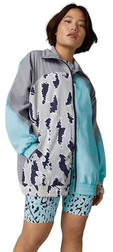 ADIDAS BY STELLA MCCARTNEY ANIMAL PRINT TRACK TOP, Splashs07 / Bliss Green / White, XL