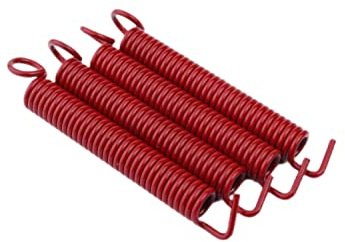 Guyker Noiseless Tremolo Springs (Set of 4) for FR Fender Strat ST Stratocaster Electric Guitar Bridge Instruments Accessories Replacement Part, Red