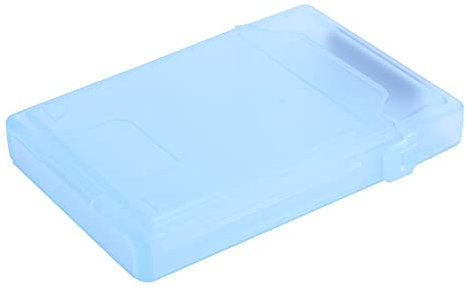 Garsent Caja de Almacenamiento de Disco Duro, Caja de Almacenamiento de Disco Duro de 2,5 Pulgadas Resistente Al Desgaste, Antideslizante, Duradera HDD/SSD Estuche de Protección