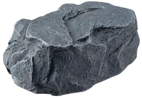 Urjumpea Fake Rock Hidden Key Box for outside- Looks Feels Like Real Stone - Safe Resin Spare Key Hider for Outdoor Garden or Yard