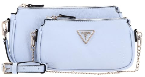 GUESS Noelle Double Pouch Crossbody Sky Blue
