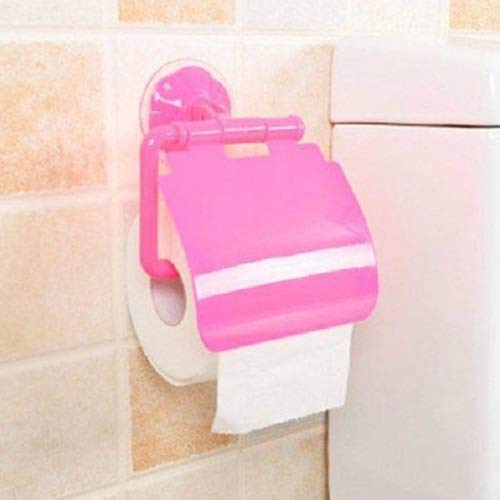 DINGZZ Toilettenpapier-Badezimmer-Kunststoff-Toilettenpapierhalter, wasserdichtes Badezimmer, Küche, Wandmontage, Rollenhandtuch-Regal, Zubehör, Papierhalter (Farbe: Schwarz-Soul Eater1) Vision