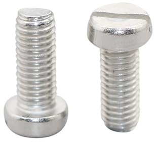 100/200PCS M1 M1.2 M1.4 M1.6 M2 M2.5 M3 M3.5 Stainless Steel Cheese Head Slotted Screw SS304 (Size : M1.4X3 100PCS)