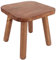ASelected Small Wooden Stool Solid Wooden Stool 24Cm Square Wooden Stool Removable Portable Foot Rest Stool For Kids Adults Living Room,Bathroom, Kitchen, Office, Garden, Fishing