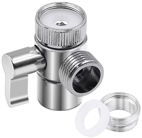 1 x M22/M24-Schalter-Wasserhahn-Adapter, Küchenspüle, Verteiler, Umstellventil, Wasserhahn-Anschluss für WC, Bidet, Dusche, Badezimmer, Küche