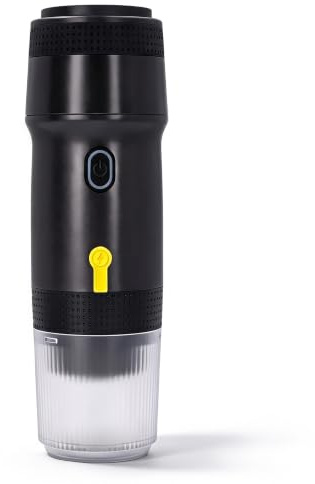 Bewinner Tragbare 3-in-1 Espressomaschine 20 Bar Kabellos - Vollautomatische Kapselmaschine mit Auto-Ladegerät für Unterwegs