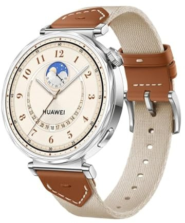 Huawei Reloj Inteligente Watch GT 5 de 41 mm, diseño de Bordes Afilados, Deportes de Correr y Ciclismo, Seguimiento de la Salud, hasta 7 días de duración de la batería, Compatible con iOS y Android,
