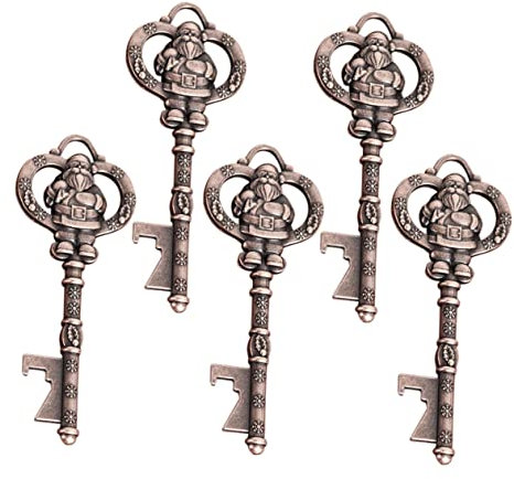 FUNOMOCYA 5 Pezzi Chiave Apribottiglie Vintage Apriscatole Apribottiglie Multiuso Delicato E Durevole