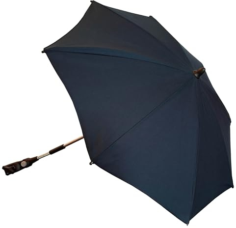TC BABY'S Ombrellino per Passeggino, Universale, Anti UV, Ombrello Parasole, Protezione bambini (Blu)