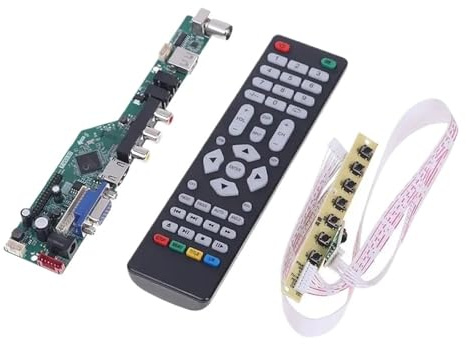 T.V53.03 Universal LCD TV Controller Driver Board V53 Analog TV TV/AV/PC/HDMI/USB Media Motherboard(D)