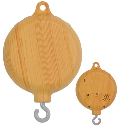 Moteur Mobile Bebe Rotatif Sans Musique, Mobile Lit Bebe Cloche Musicale, Spinner Boîte À Musique Rotative Imitation Bois Pour Chambre À Coucher, Dormir, 35 Mélodies
