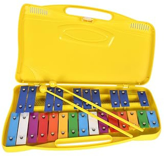 Metalófono de Notas con Placas de Hierro Coloridas Instrumento Musical de Percusión Seguro y Duradero para Juguete Educativo para Desarrollar Ritmo y Creatividad